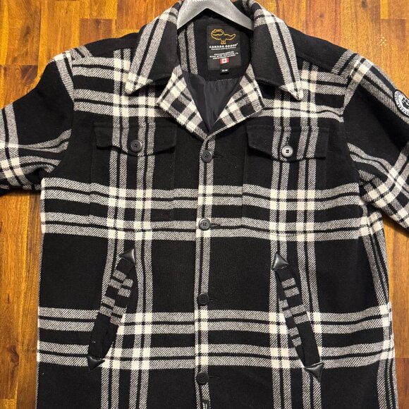 Vintage Canada Goose Plaid Jacket - Midweight - XL - Picture 1 of 6